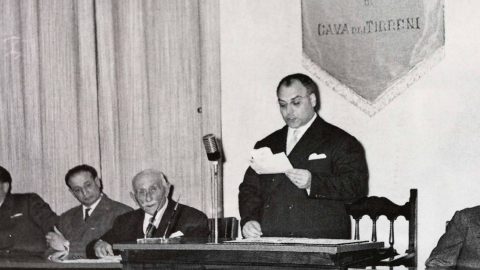 Eugenio Abbro al microfono