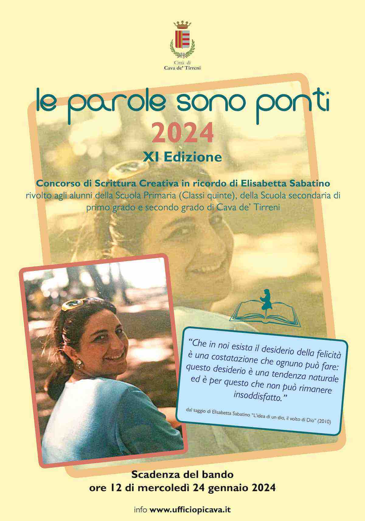 le parole sono ponti 2024 - locandina concorso